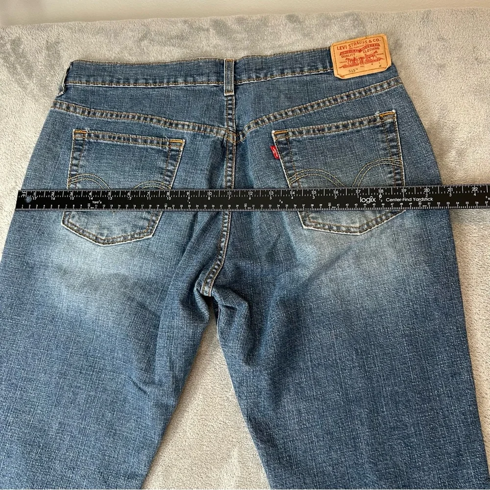 Vintage Levi's 515 Nouveau Boot Cut Jeans Women's‎ Sz 12 M Blue Med Wash Denim
